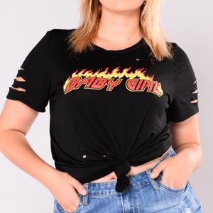 Fashion nova baby girl crop top